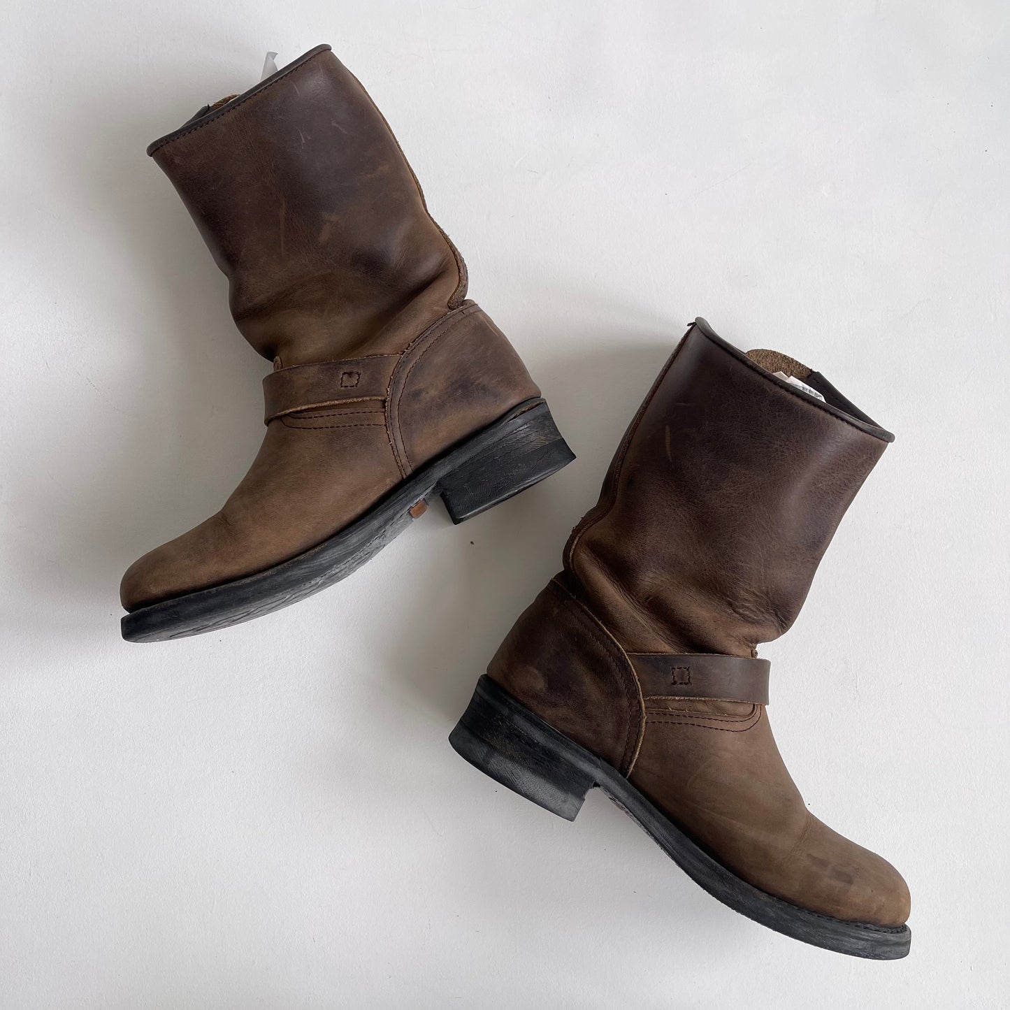 Brown Harley Davidson boots - Size UK5