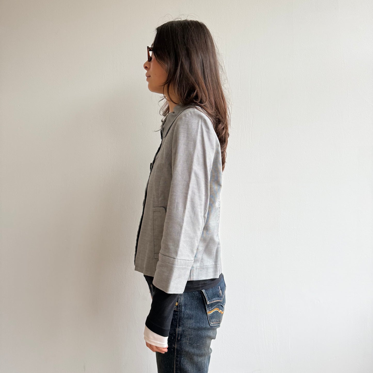 Grey swing jacket - Size S