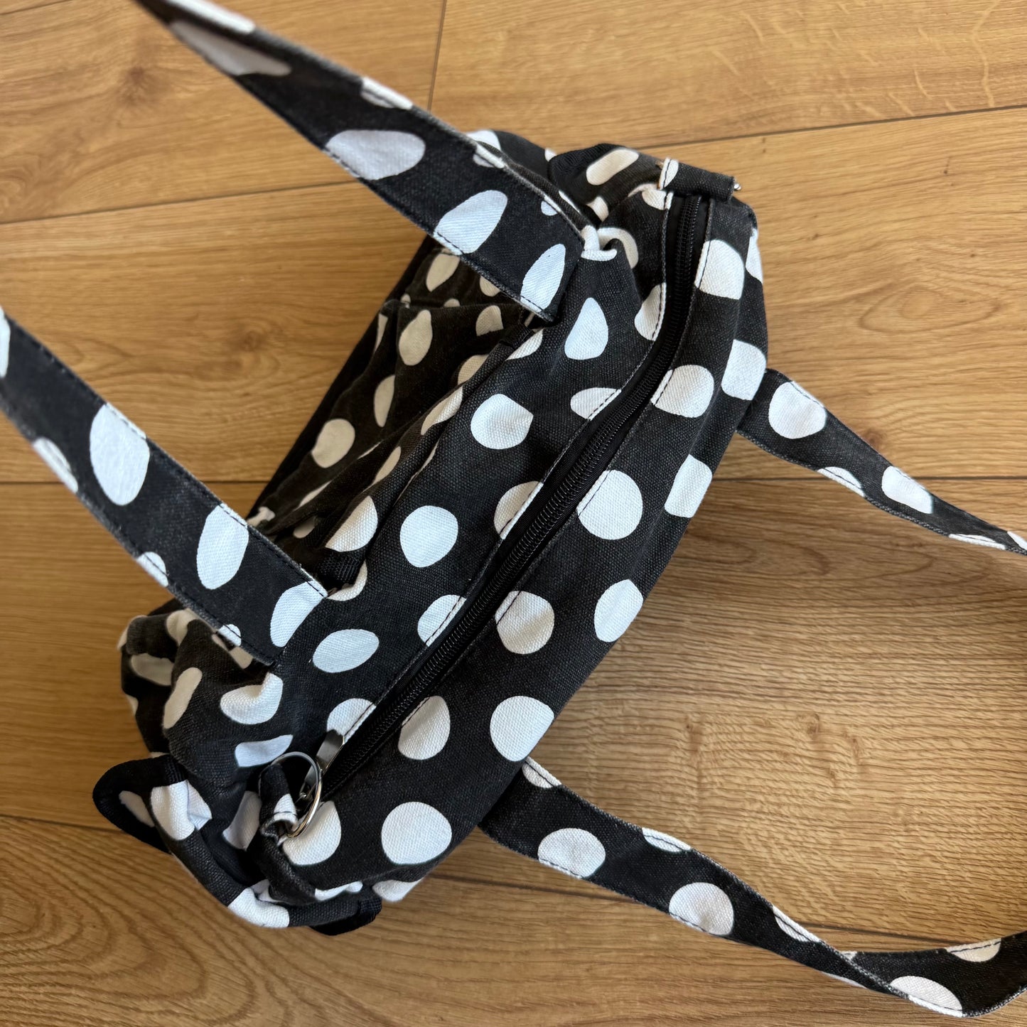 Polka dot bowling bag