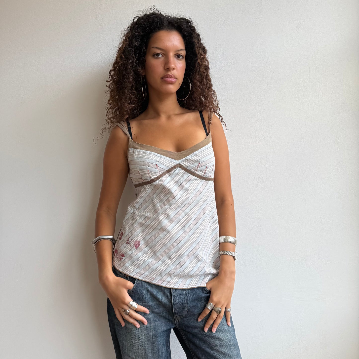 Cop Copine striped cami - Size M/L