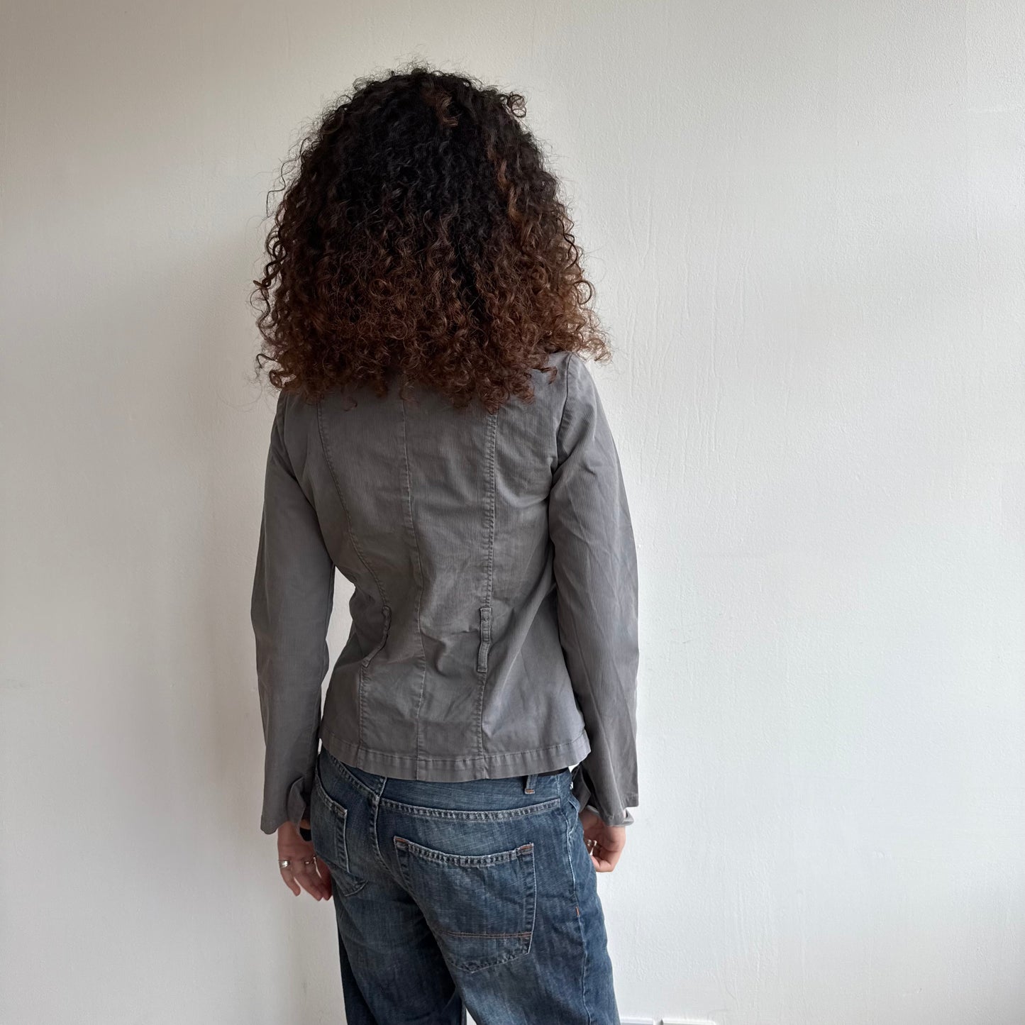 Grey peacoat - Size S/M
