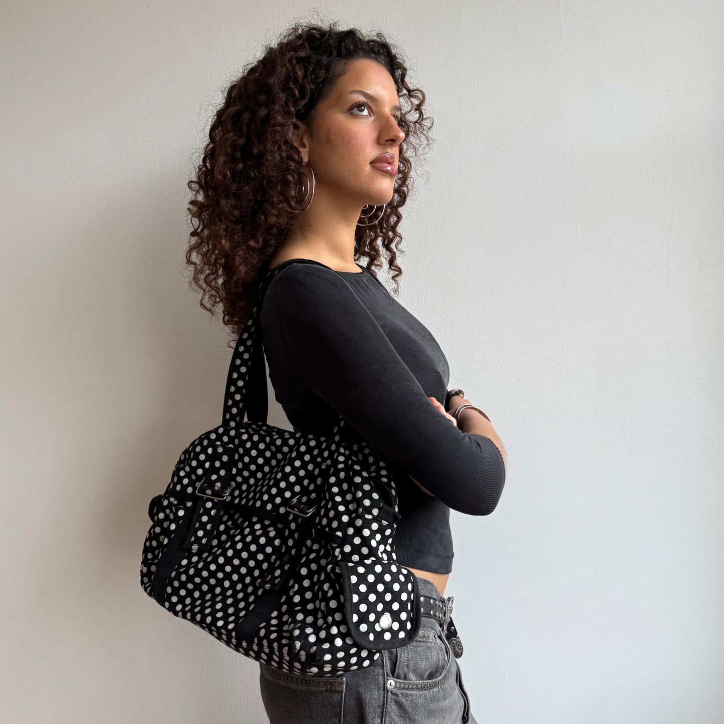 Polka dot buckle back - OS