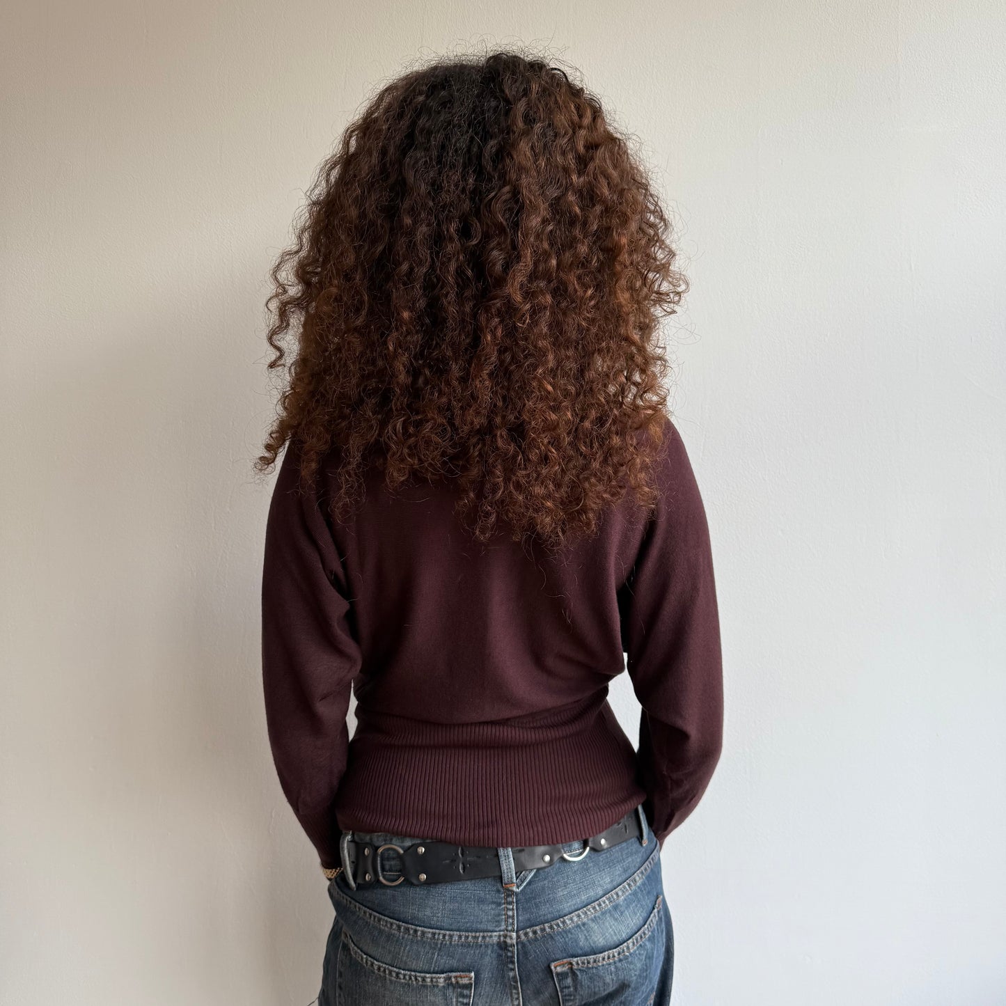 Brown slouchy knit - Size S