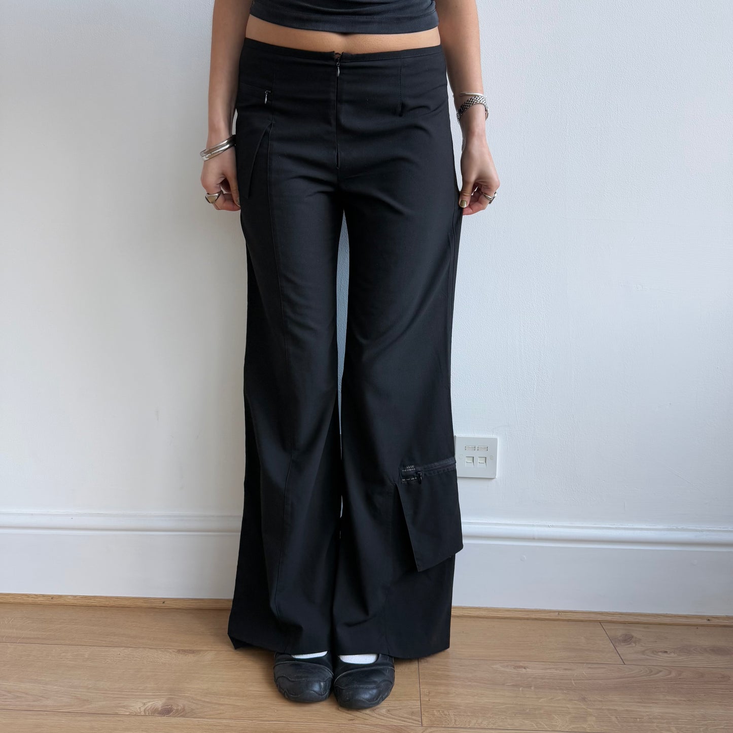 Cop Copine black cargo trousers - Size S