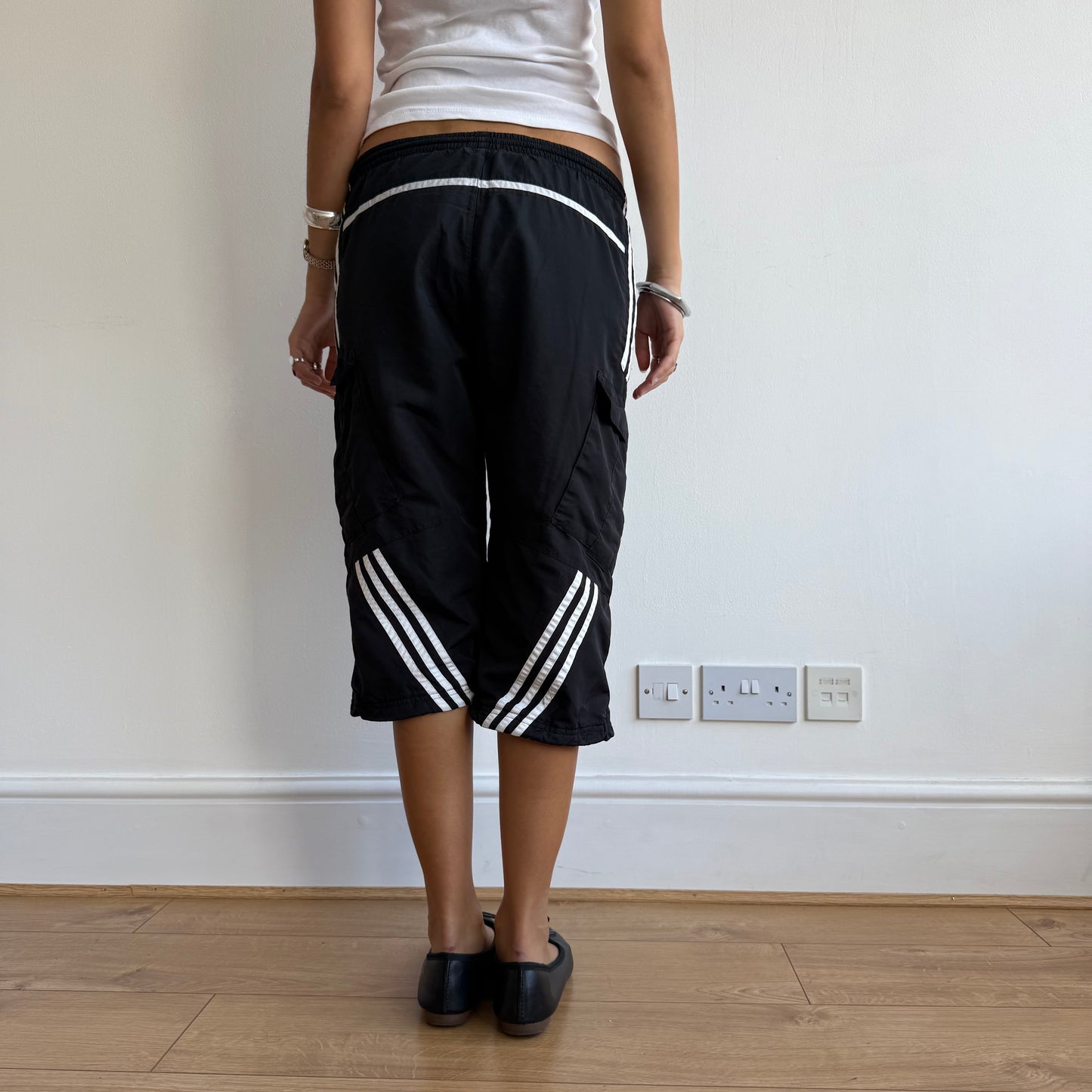 Black Adidas capris - Size M