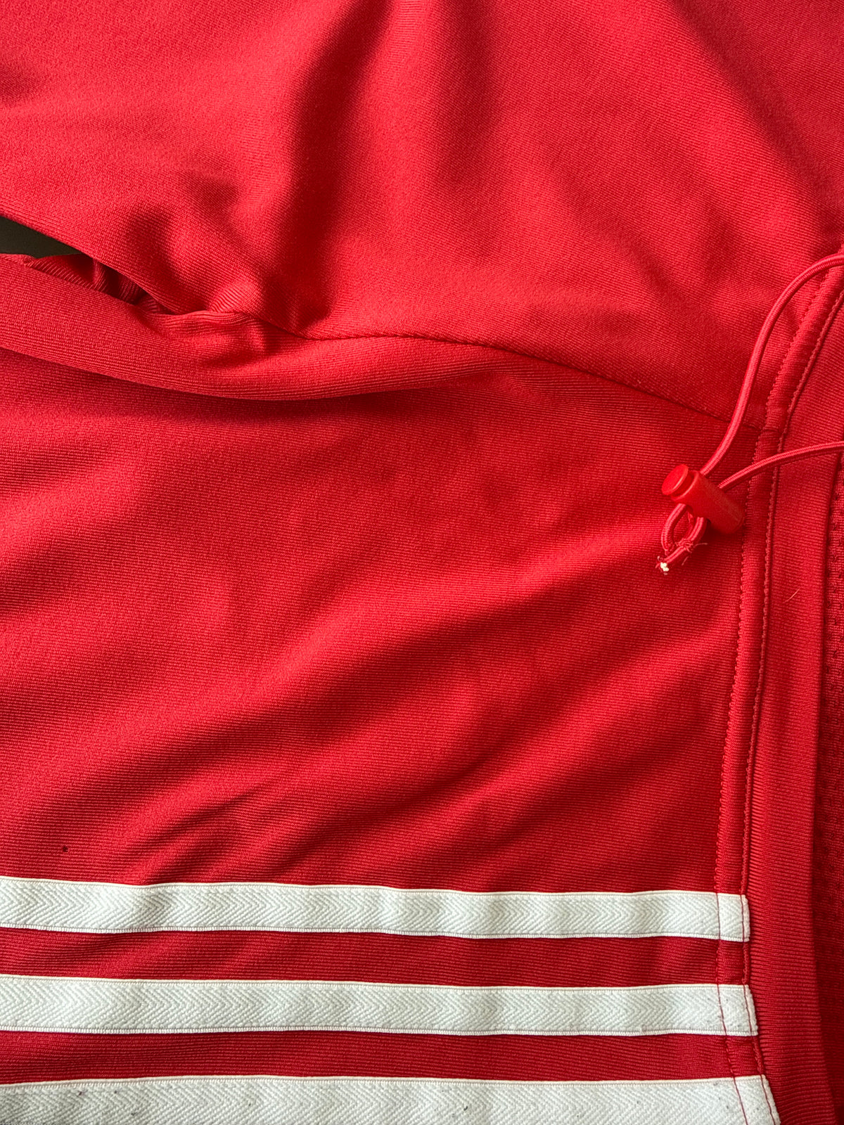 Red Adidas toggle waist yoga pants - Size S