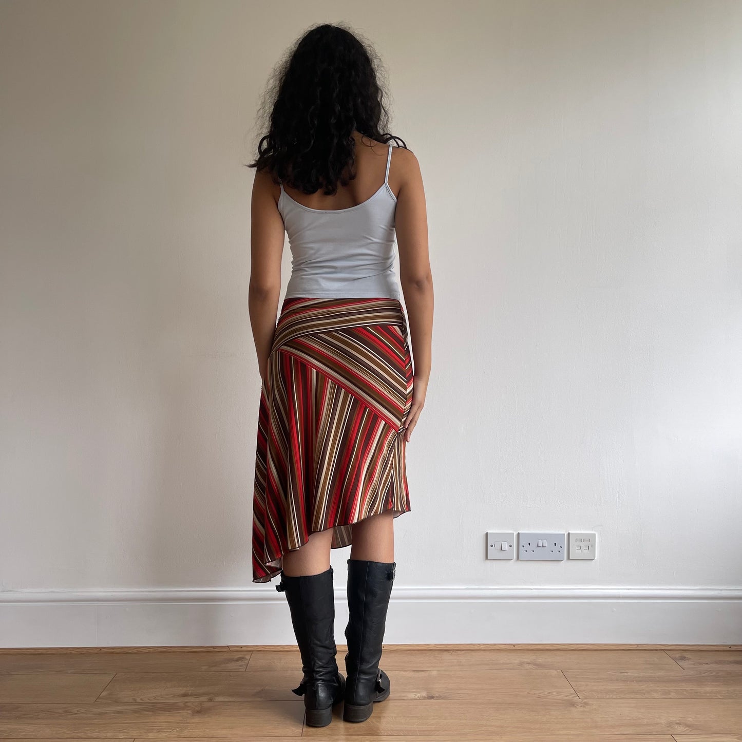 Morgan striped midi skirt - Size S