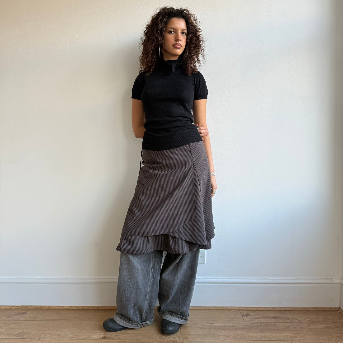 Brown archival skirt - Size S