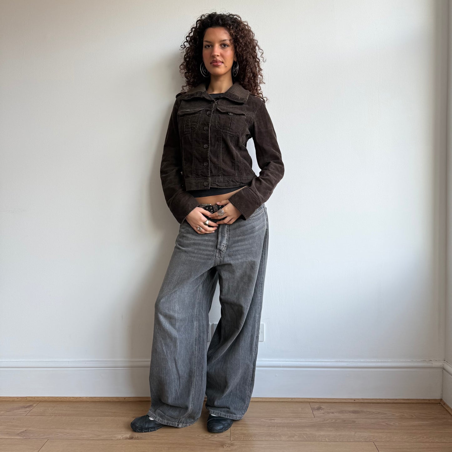 Brown corduroy jacket - Size S