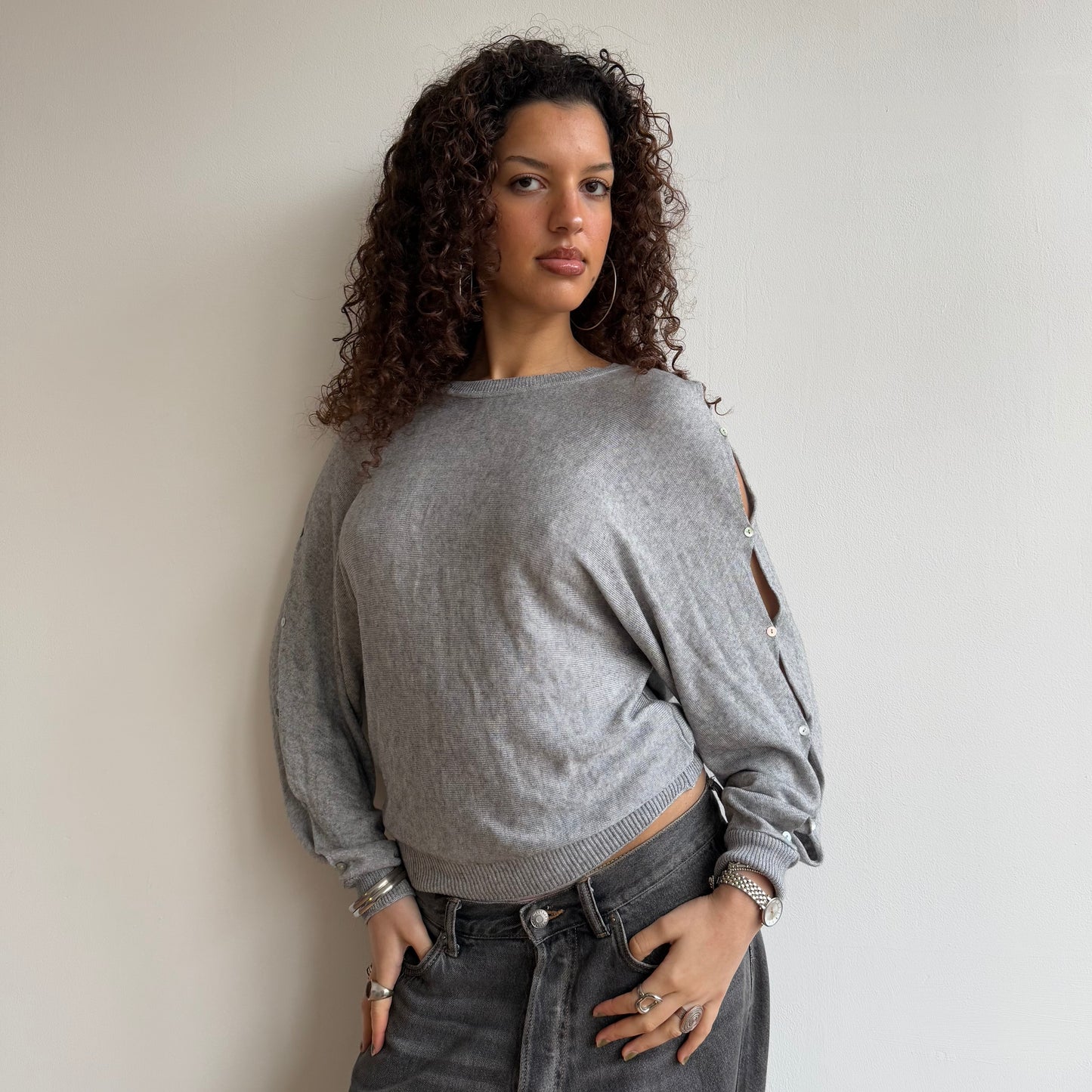 Cop Copine grey knit - Size S