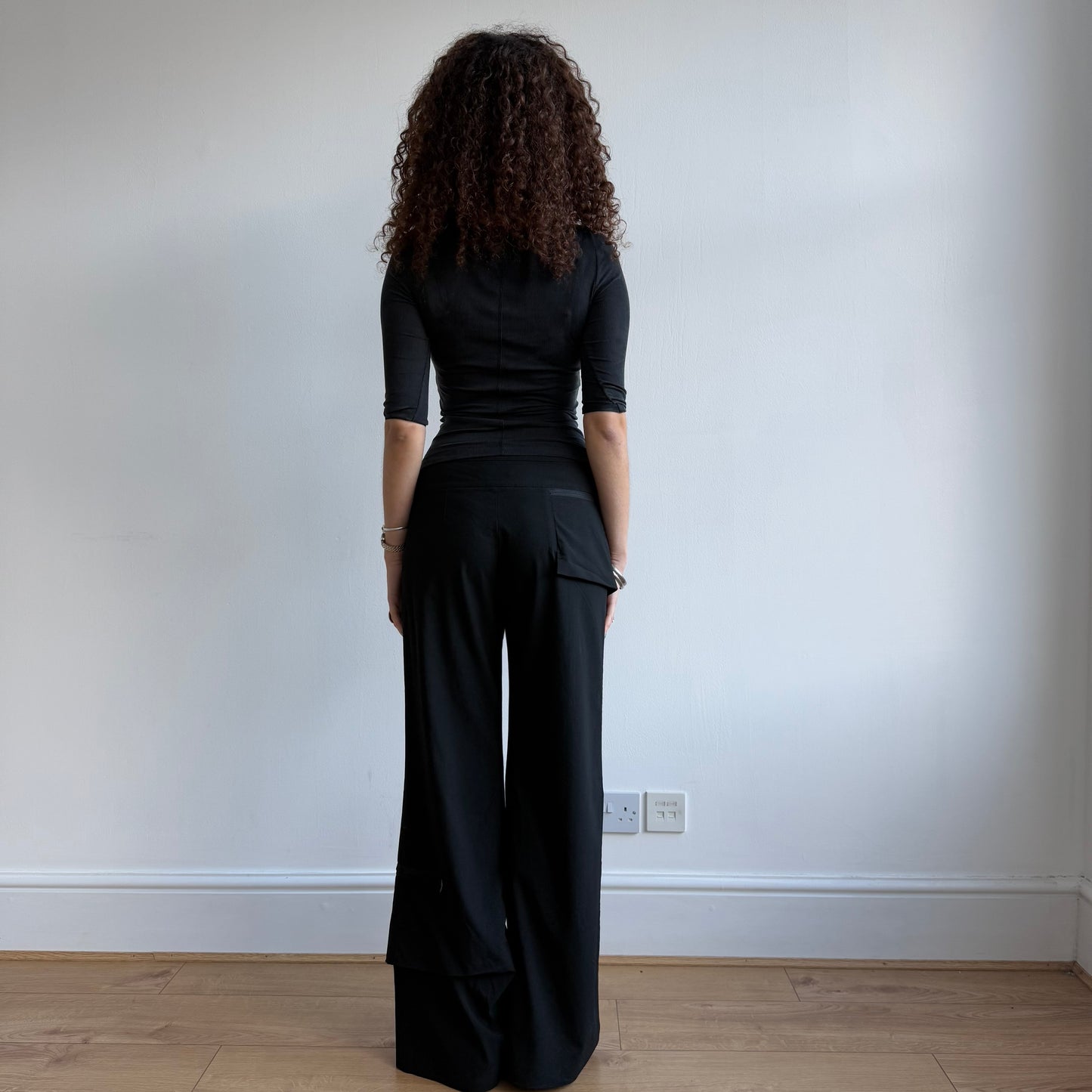 Cop Copine black cargo trousers - Size S