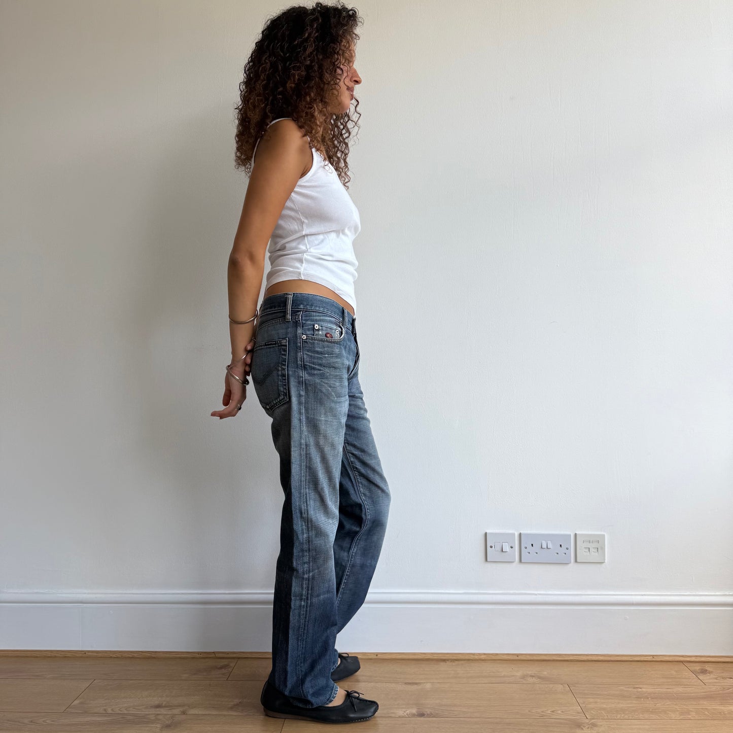 Blue ‘Energie’ 90’s jeans - Size M