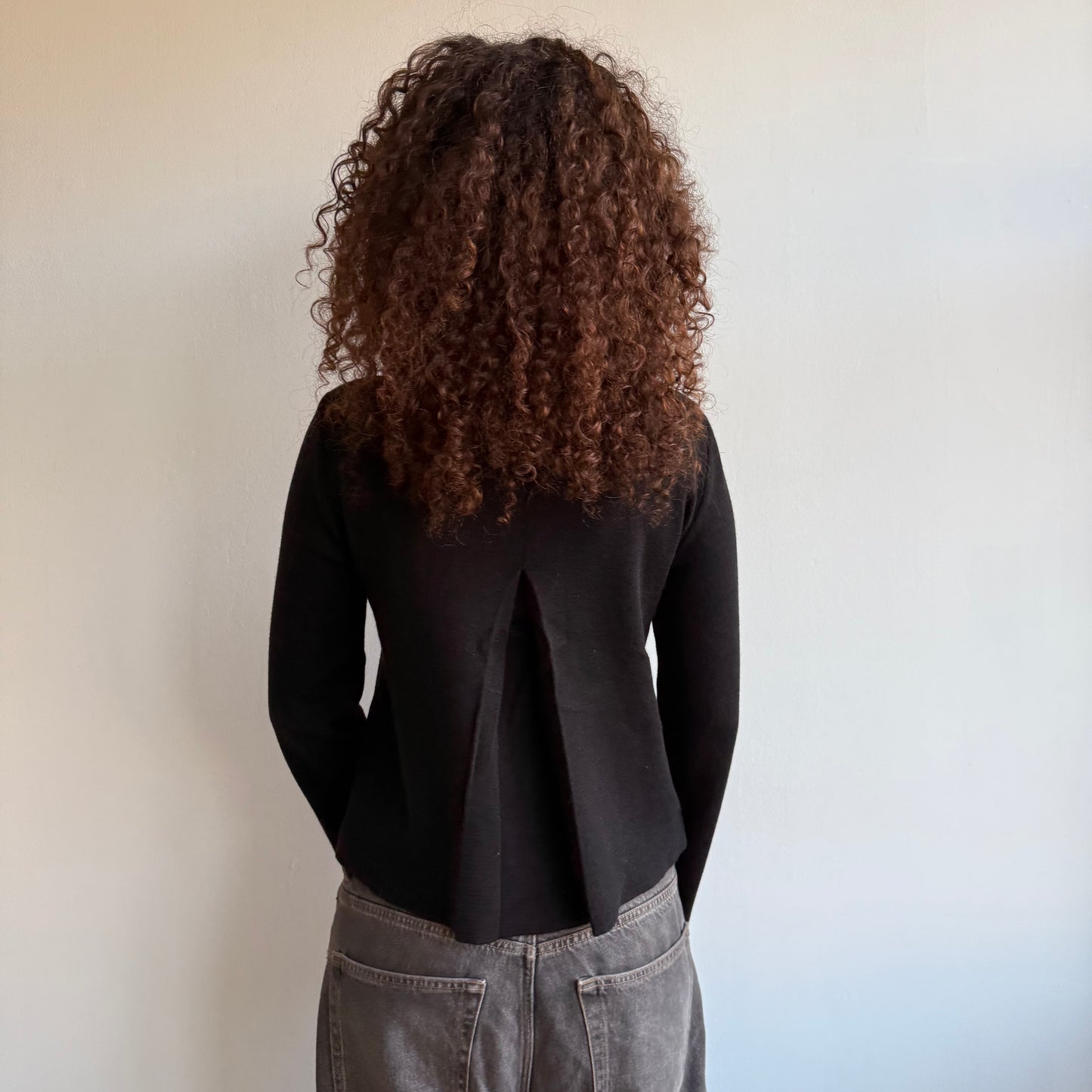 Black pea knit - Size S