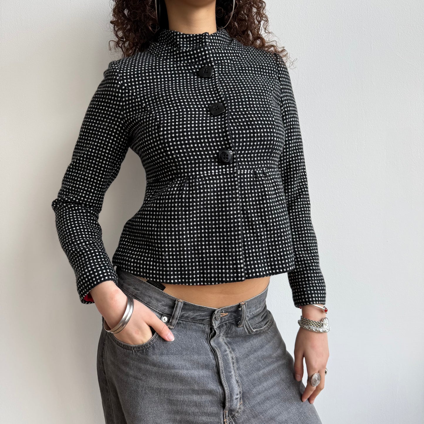Polka dot jacket - Size S