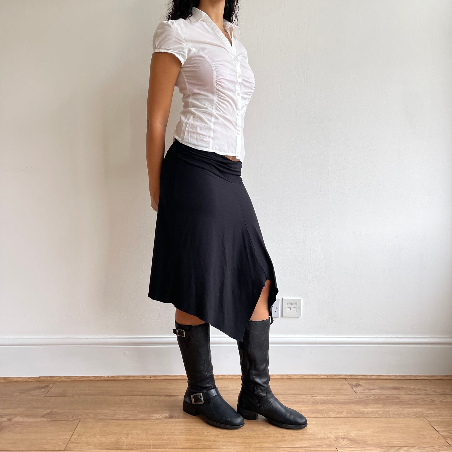 White short sleeve shirt - Size S