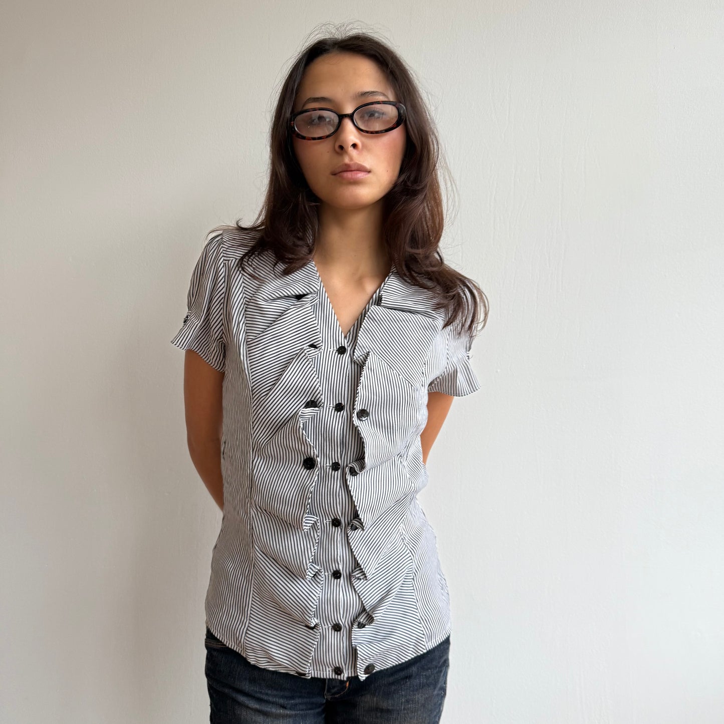 Striped button shirt - Size S