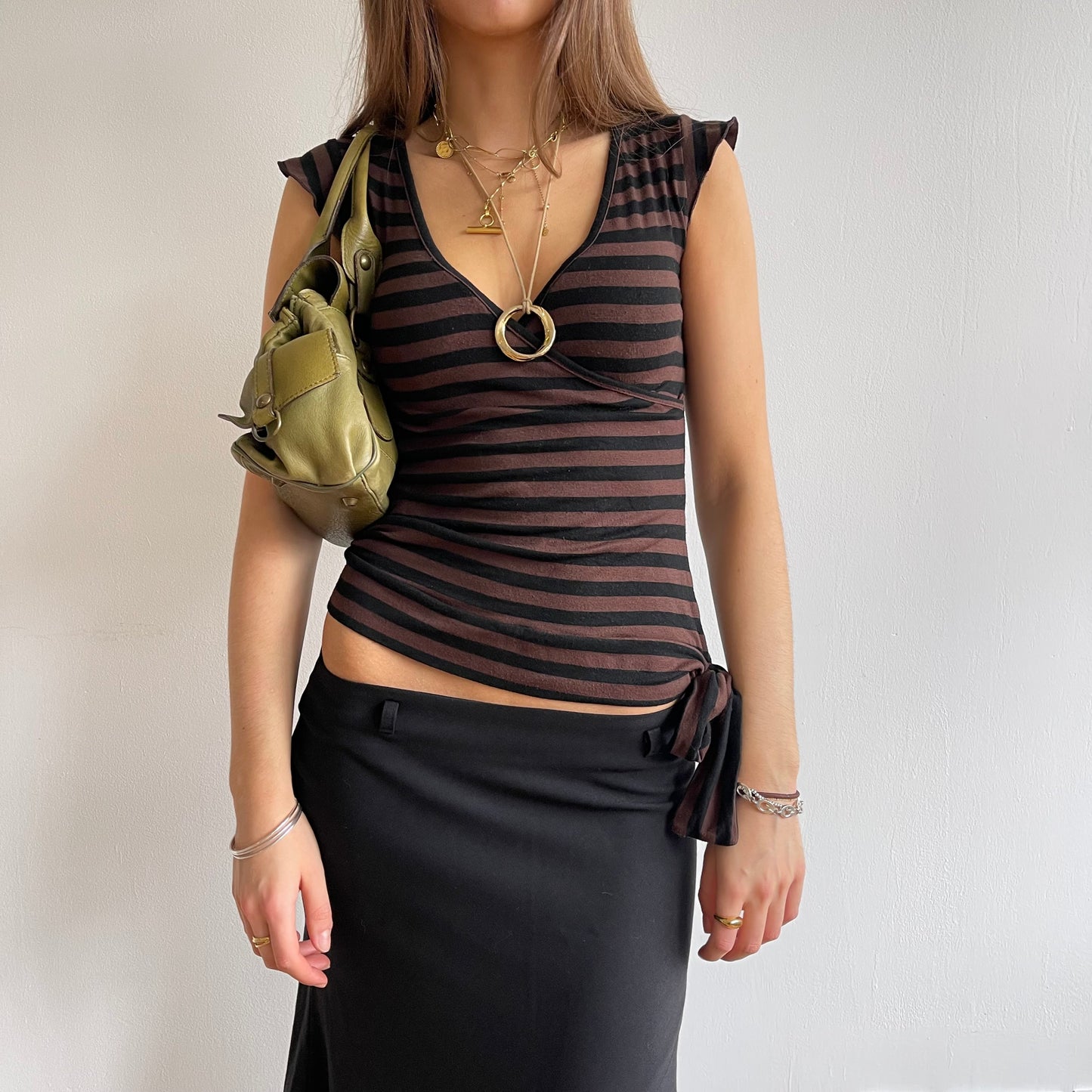 Khaki mini 90’s bag