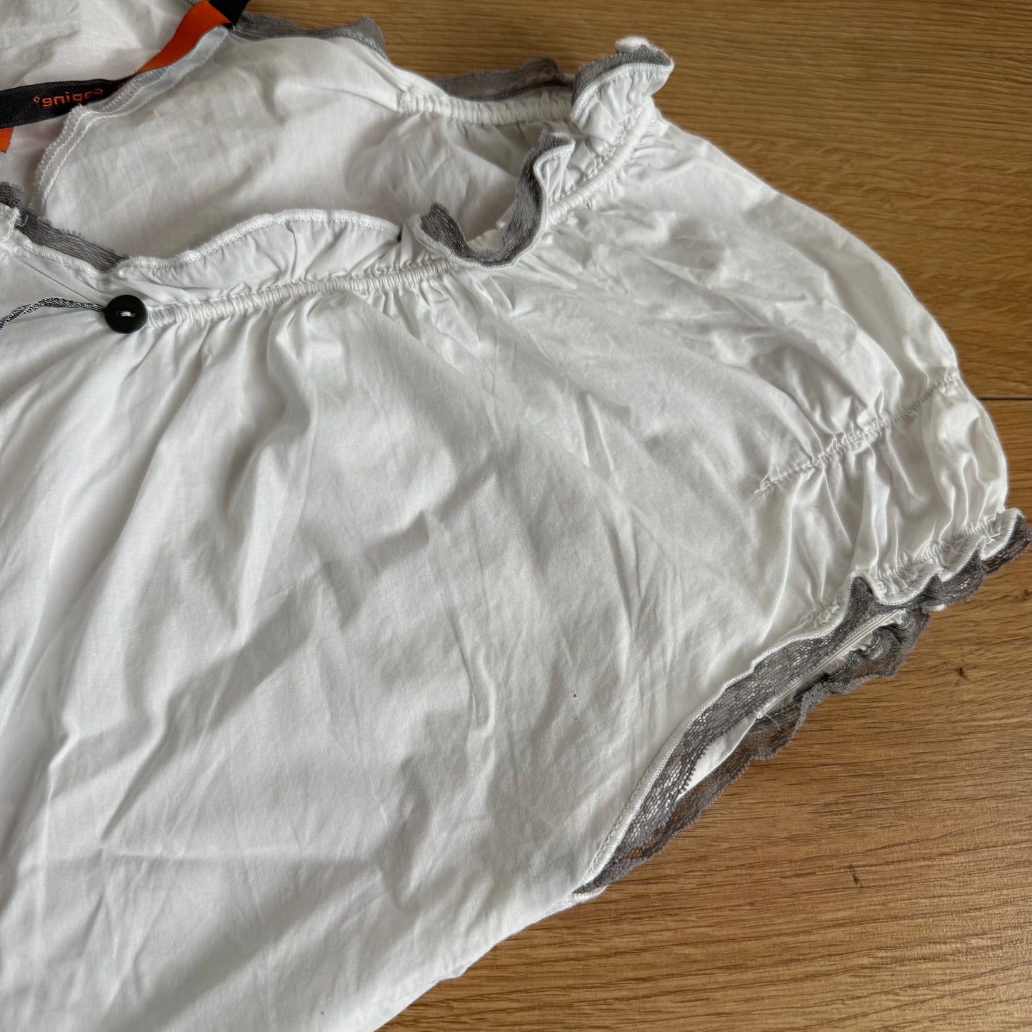 Cop Copine white milkmaid dress - Size M
