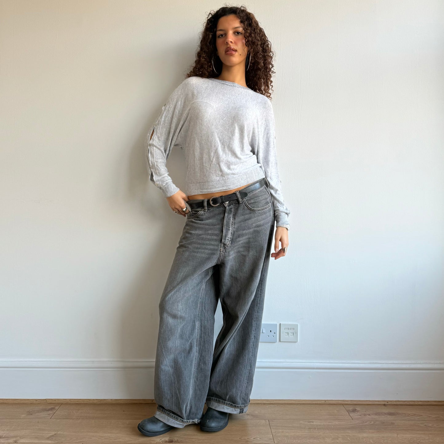 Cop Copine grey knit - Size S