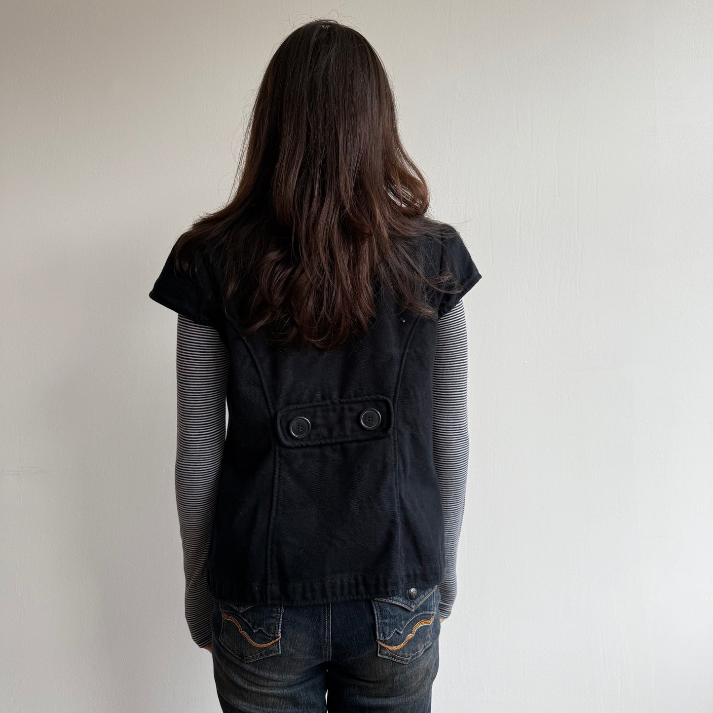 Short sleeve peacoat - Size S