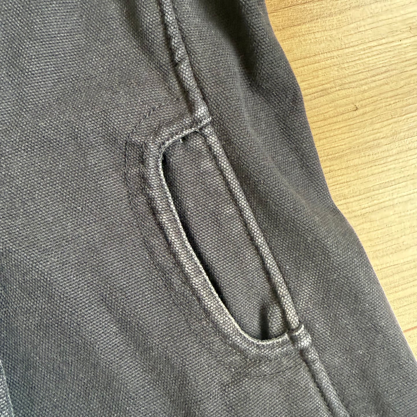 Black short sleeve peacoat - Size S