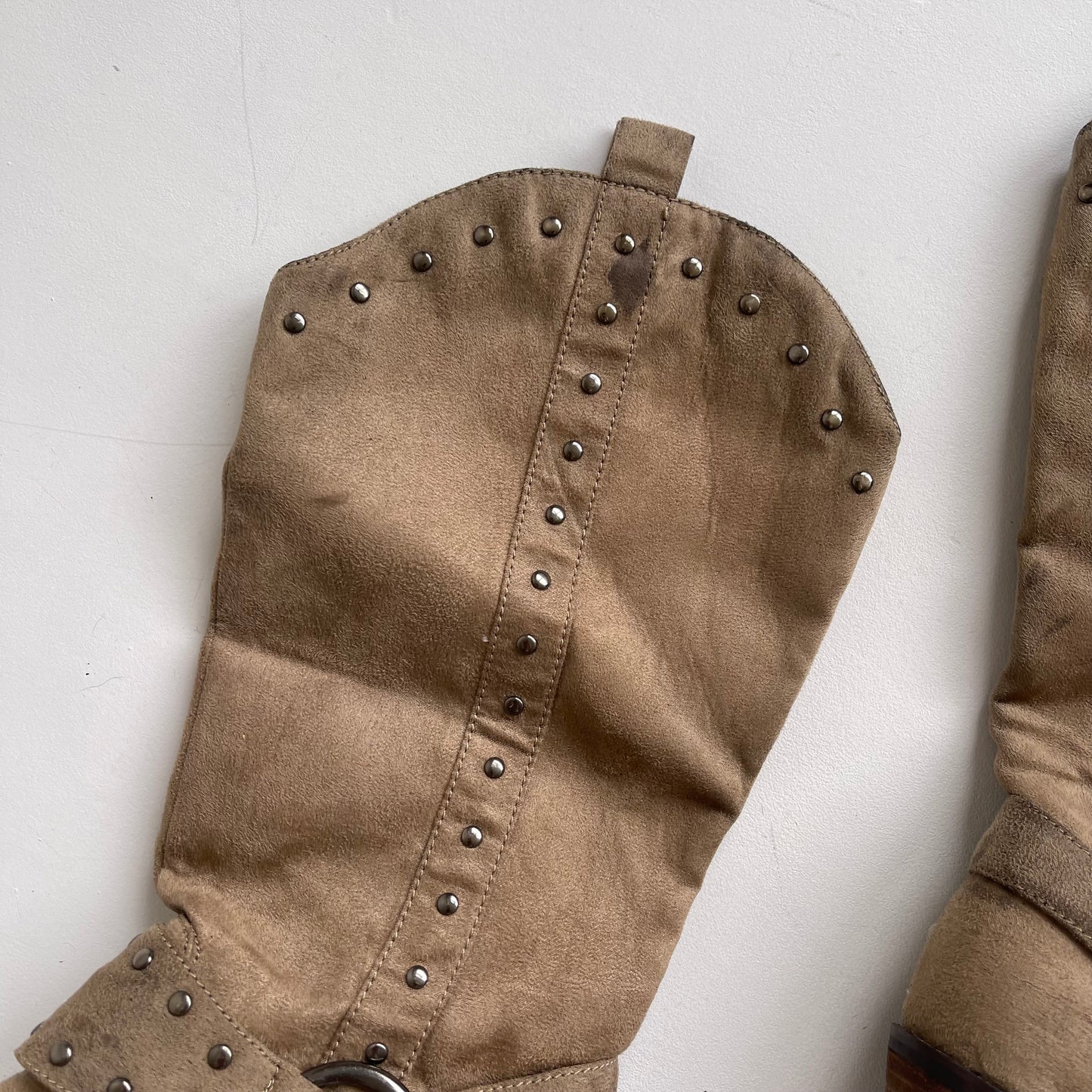Brown cowboy boots - Size UK6