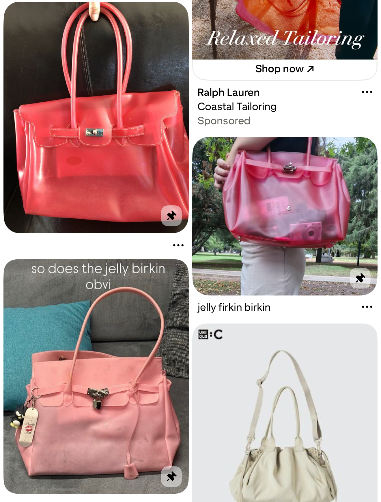 Hot pink jelly ‘firkin’ bag - One Size