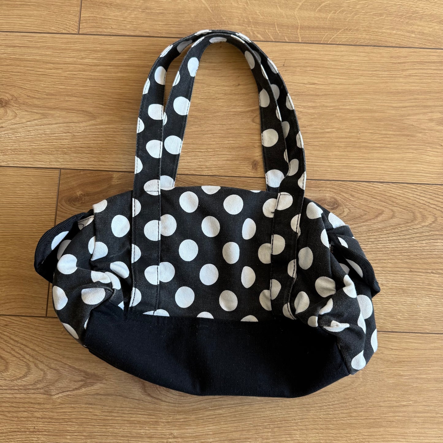 Polka dot bowling bag
