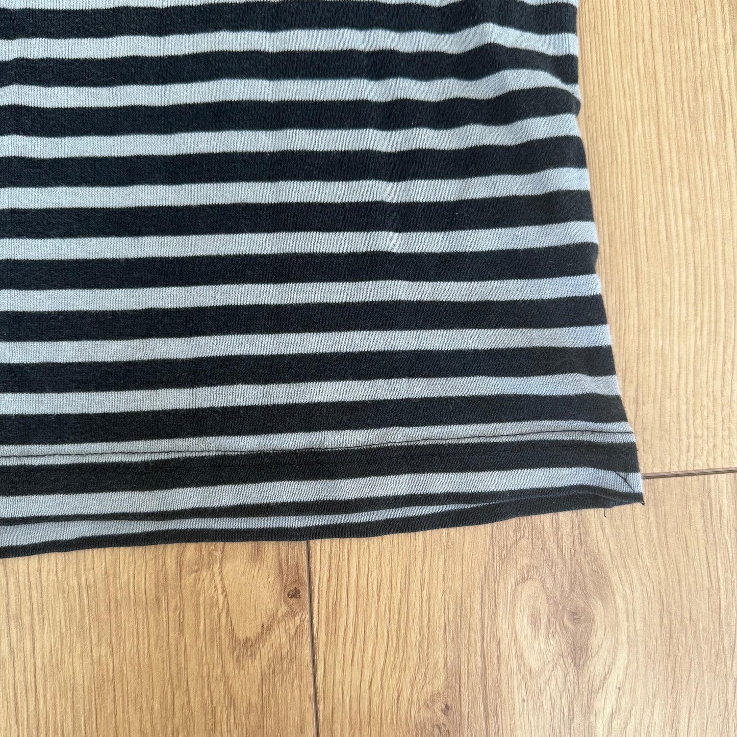 Grey Levi’s striped bardot top - Size M