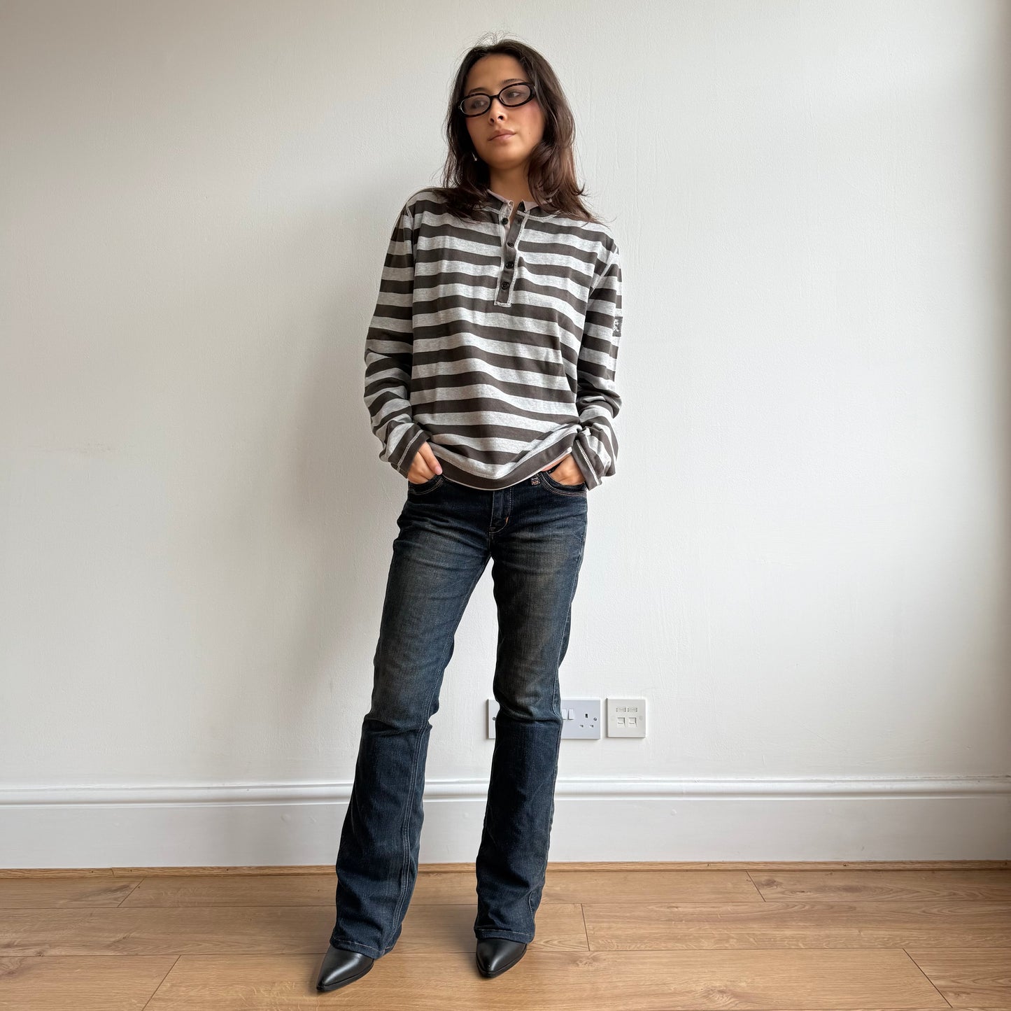 Striped rugby top - Size S