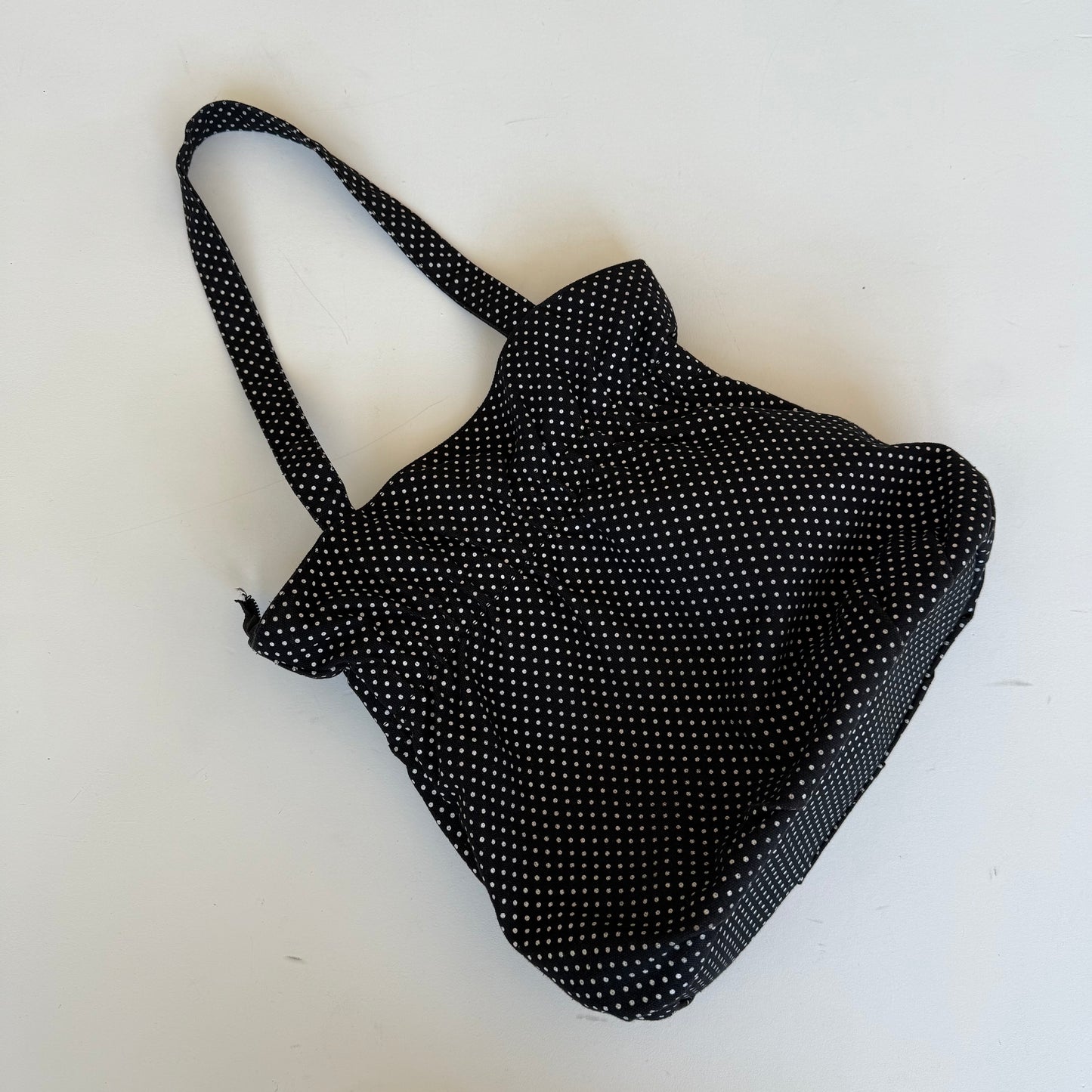 Polka dot flower bag
