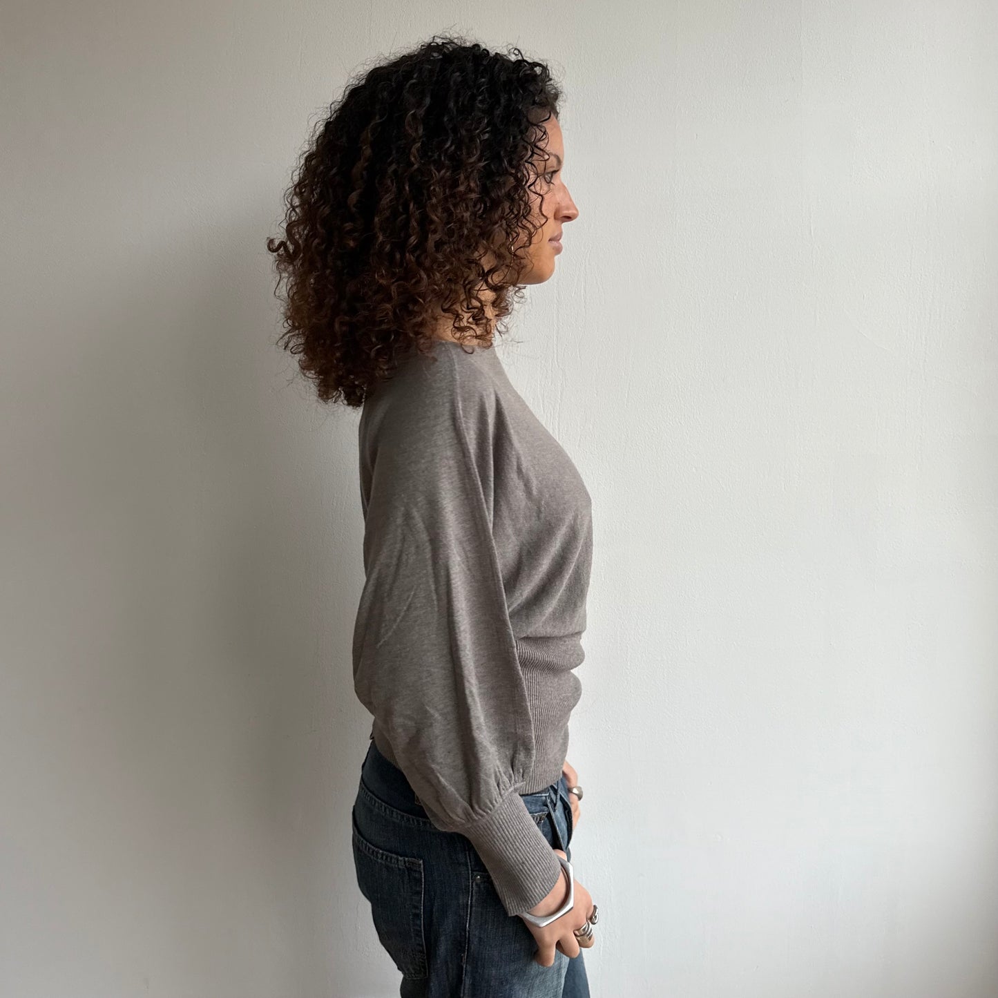 Beige slouchy knit - Size M