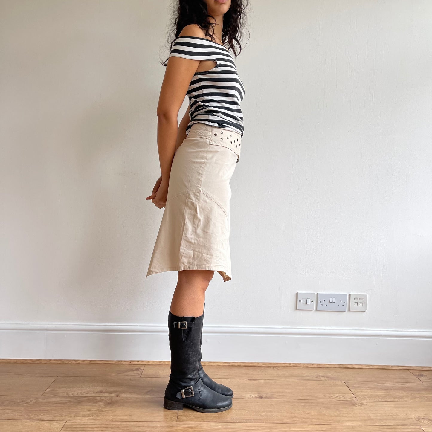 Stripe Bardot top - Size S