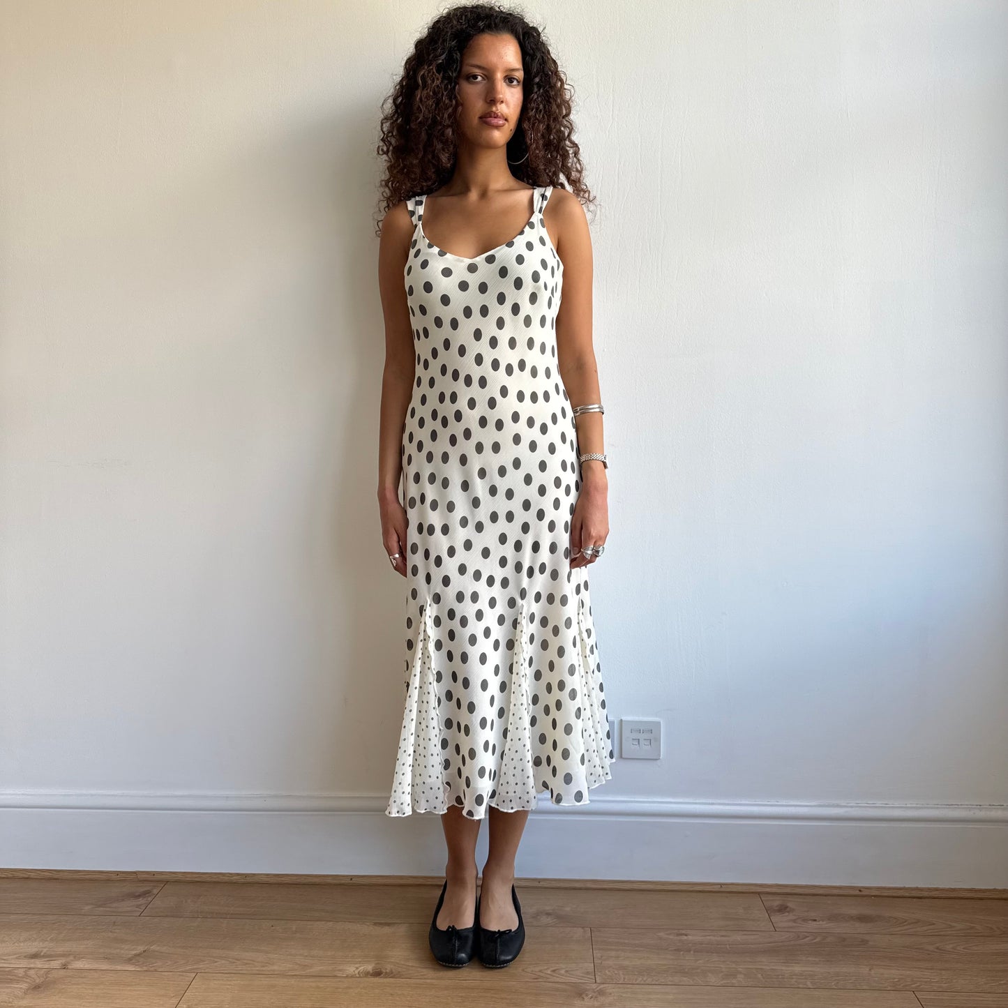 Polka dot maxi dress - Size M/L
