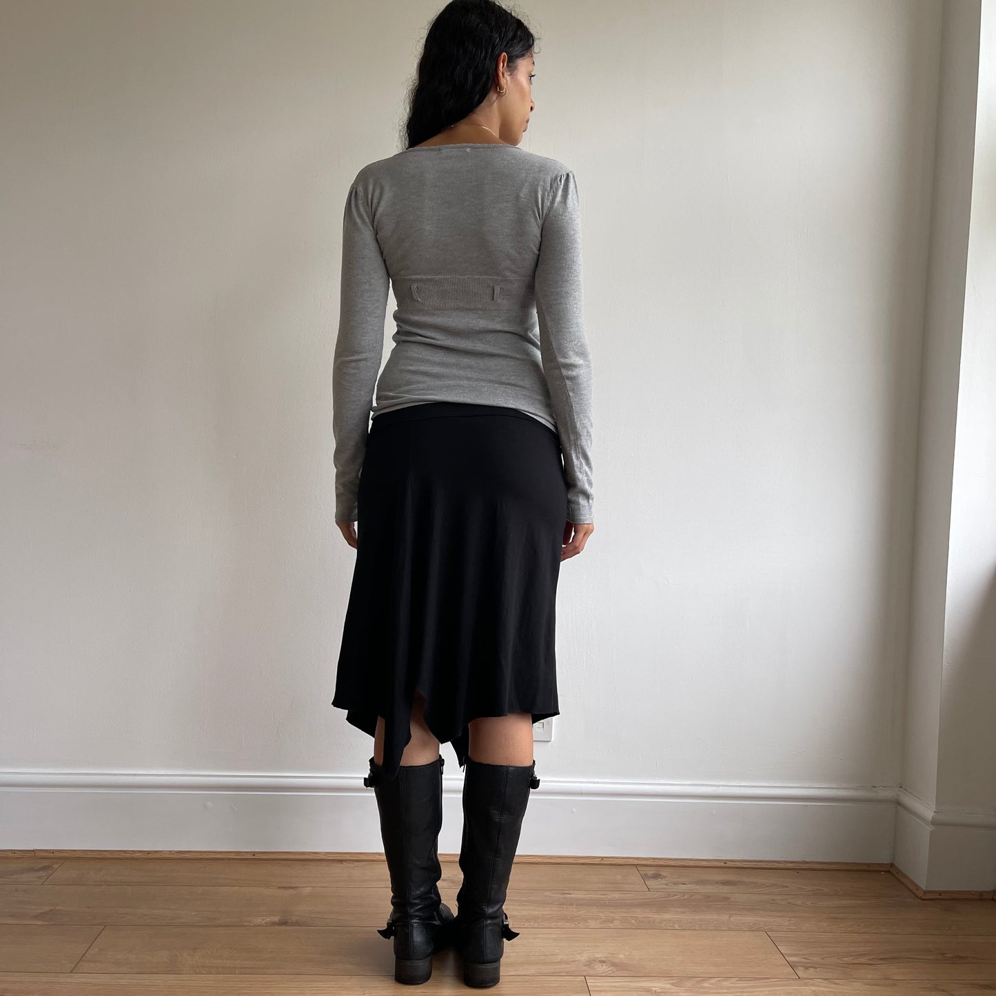 Grey long sleeve jumper - Size S