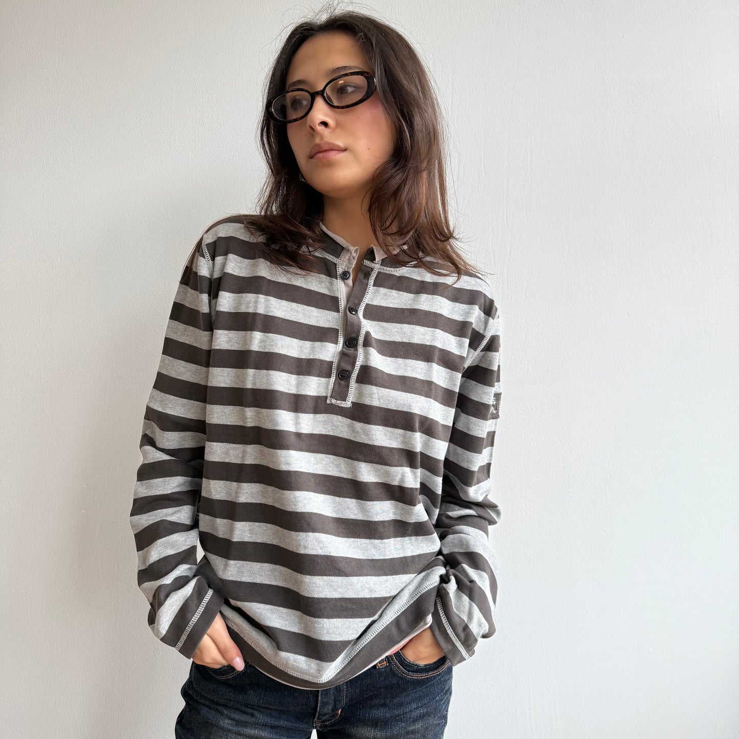 Striped rugby top - Size S