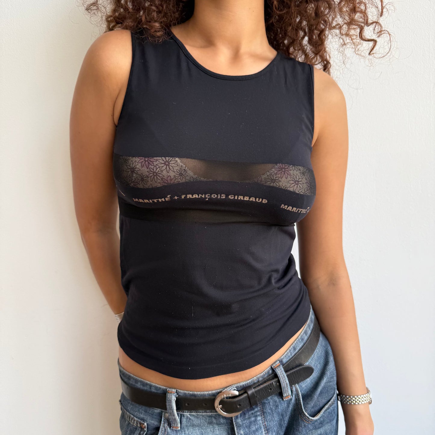 Black MFG mesh top - Size S