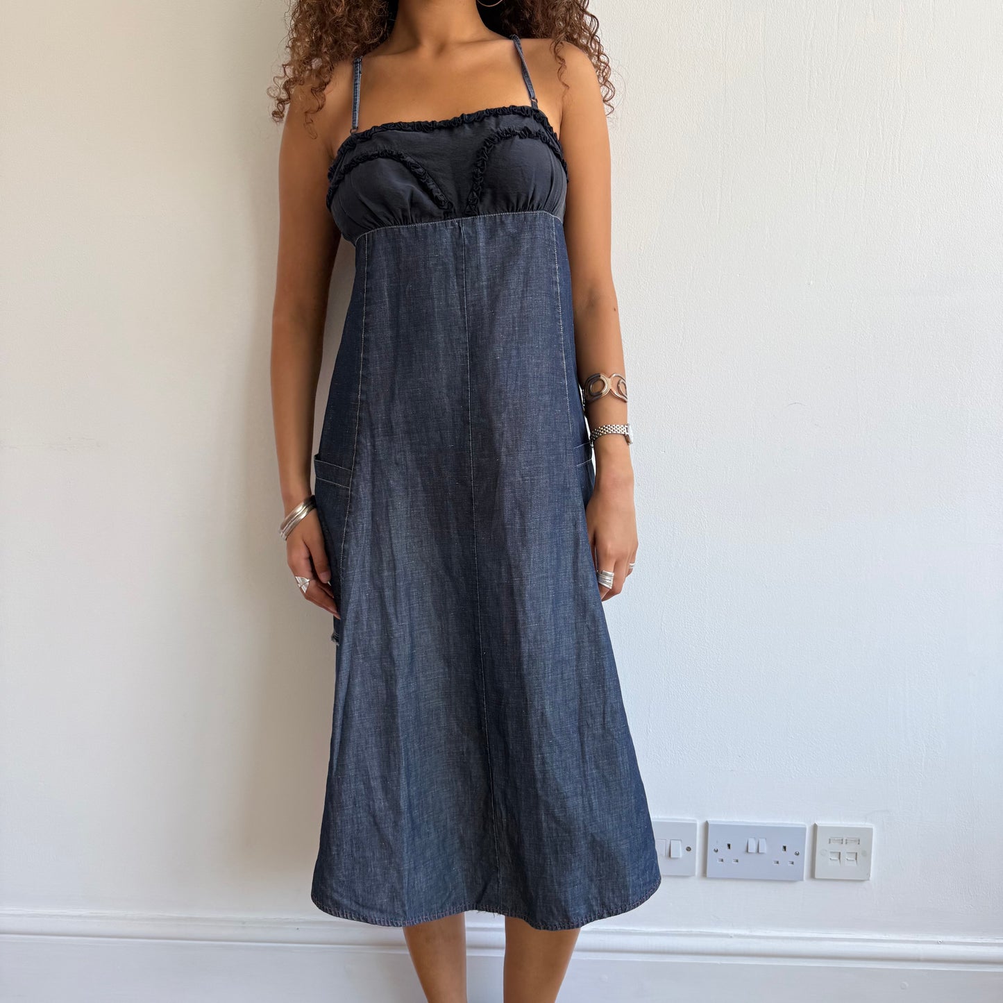 MFG denim maxi dress - Size L