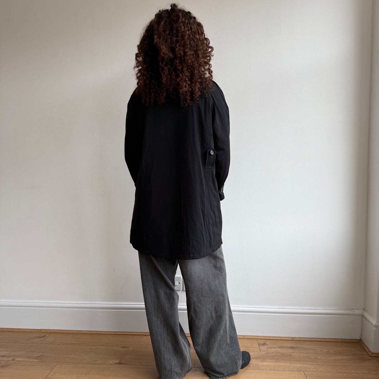 Asymmetric button trench coat - Size M