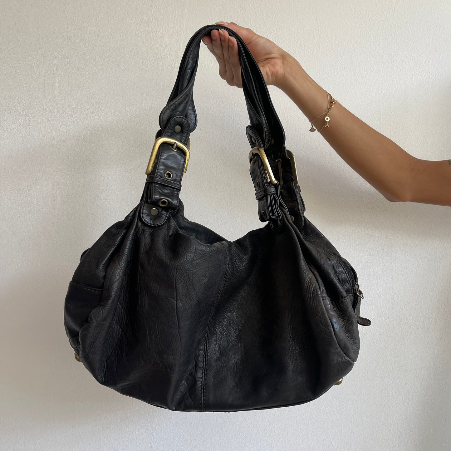 Black Morgan slouchy bag - O/S
