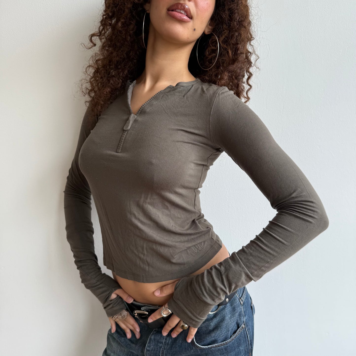 Cop Copine zip top - Size S