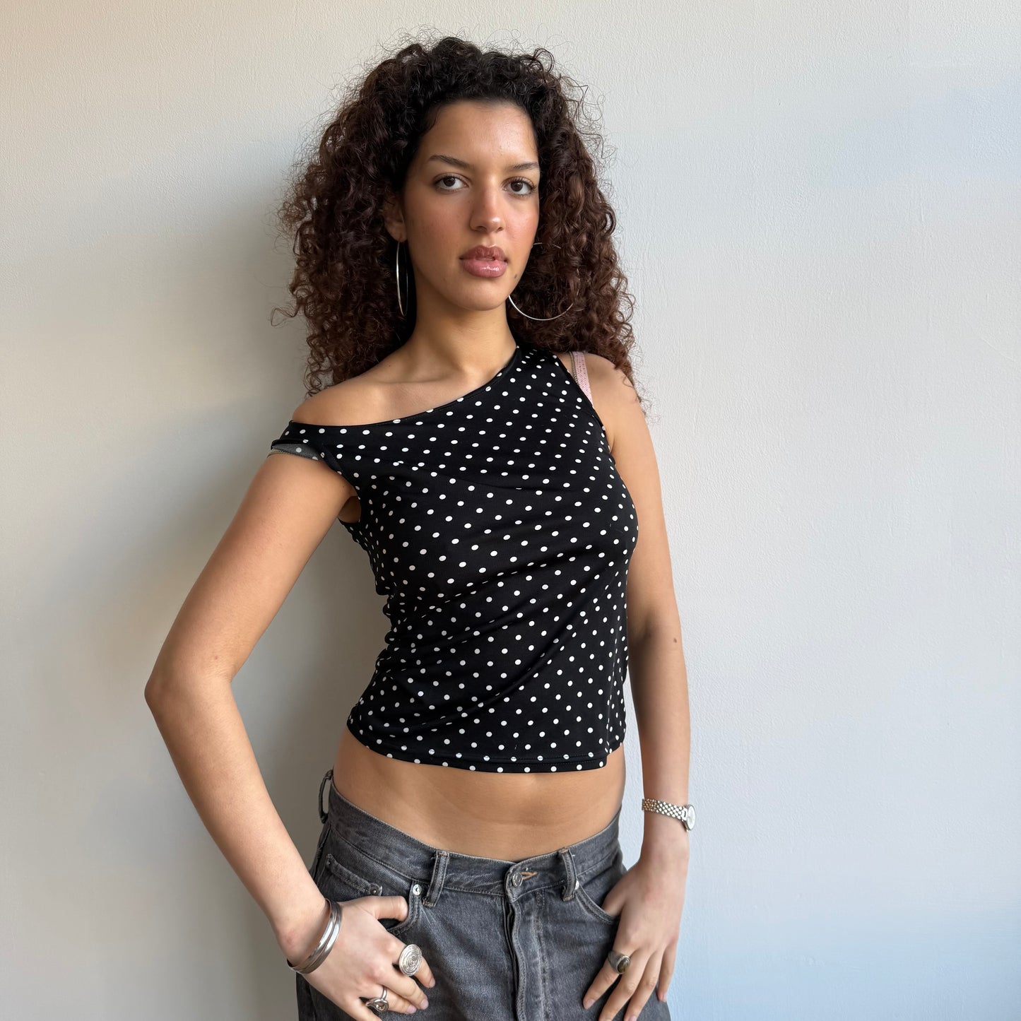 Polka dot top - Size S