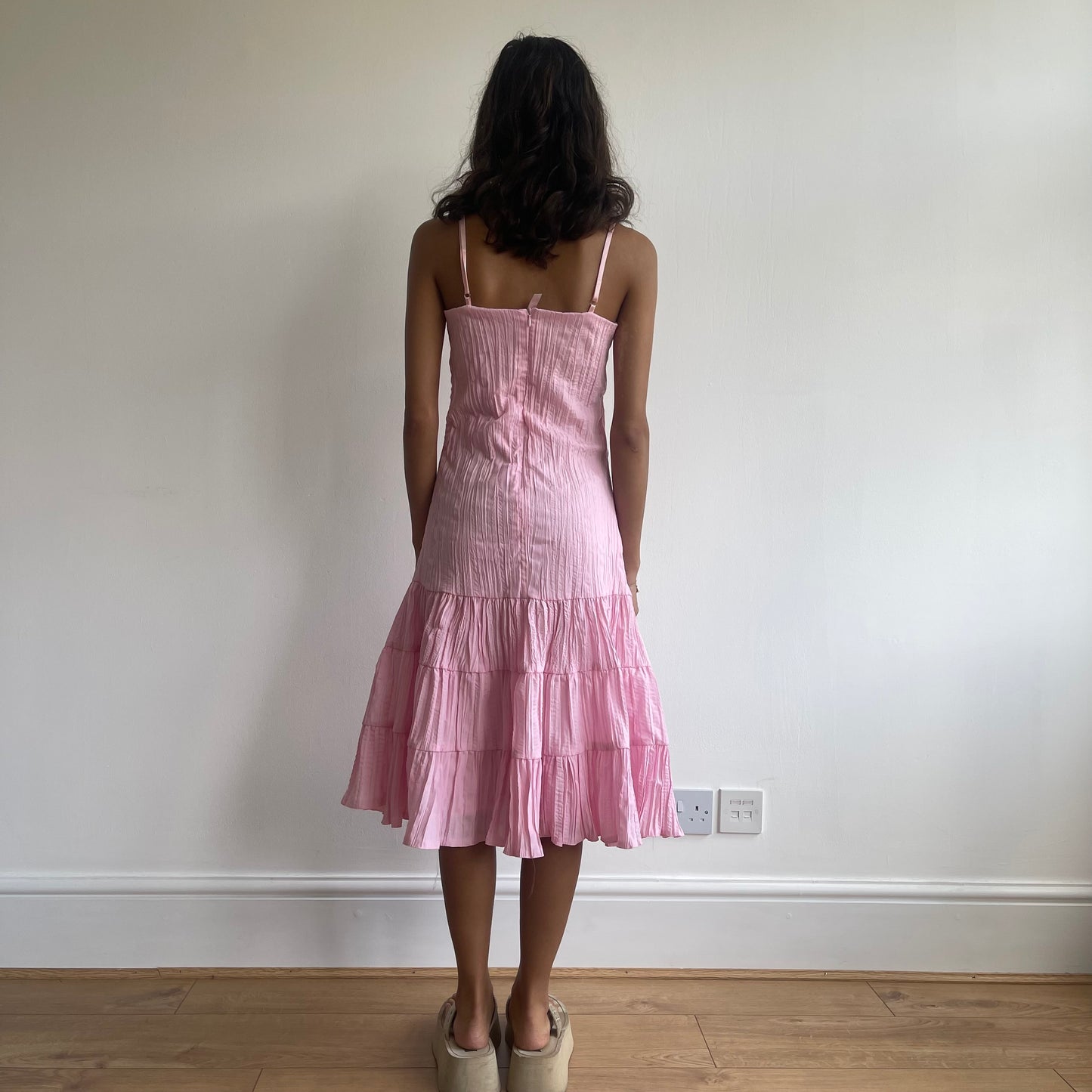 Pink crinkle fairy dress - Size XS