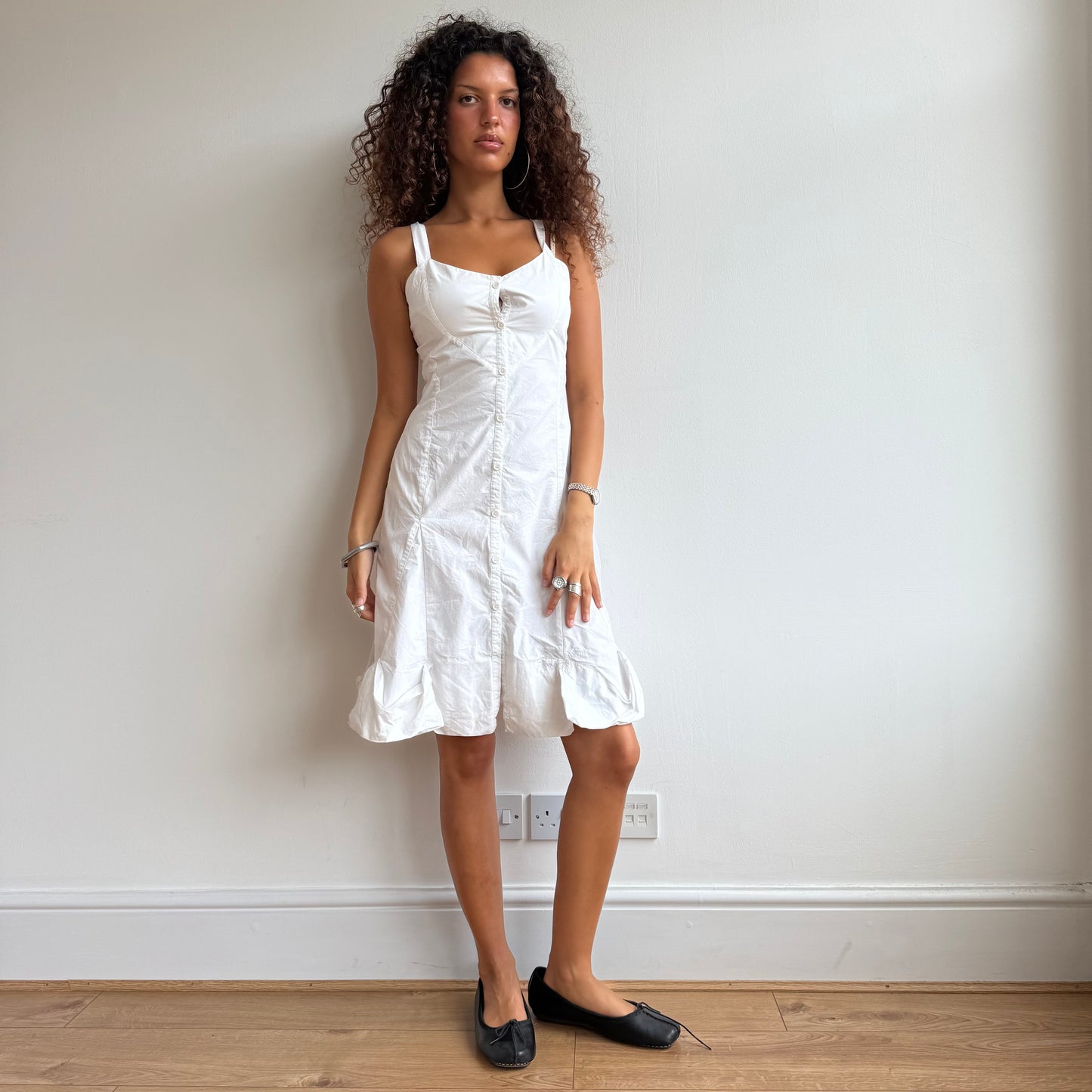 White cargo dress - Size XS