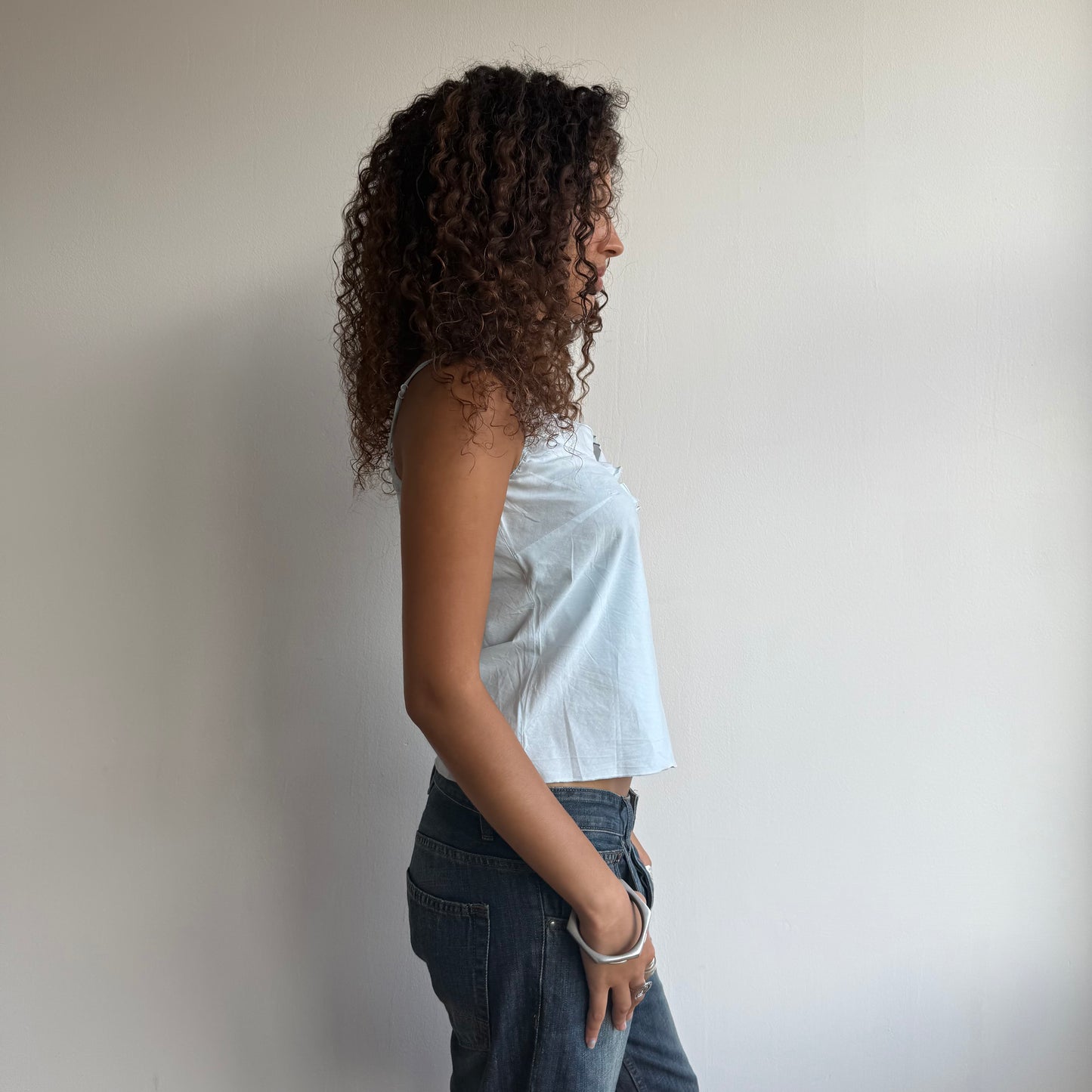 Cop Copine ruffle wrap top - Size S