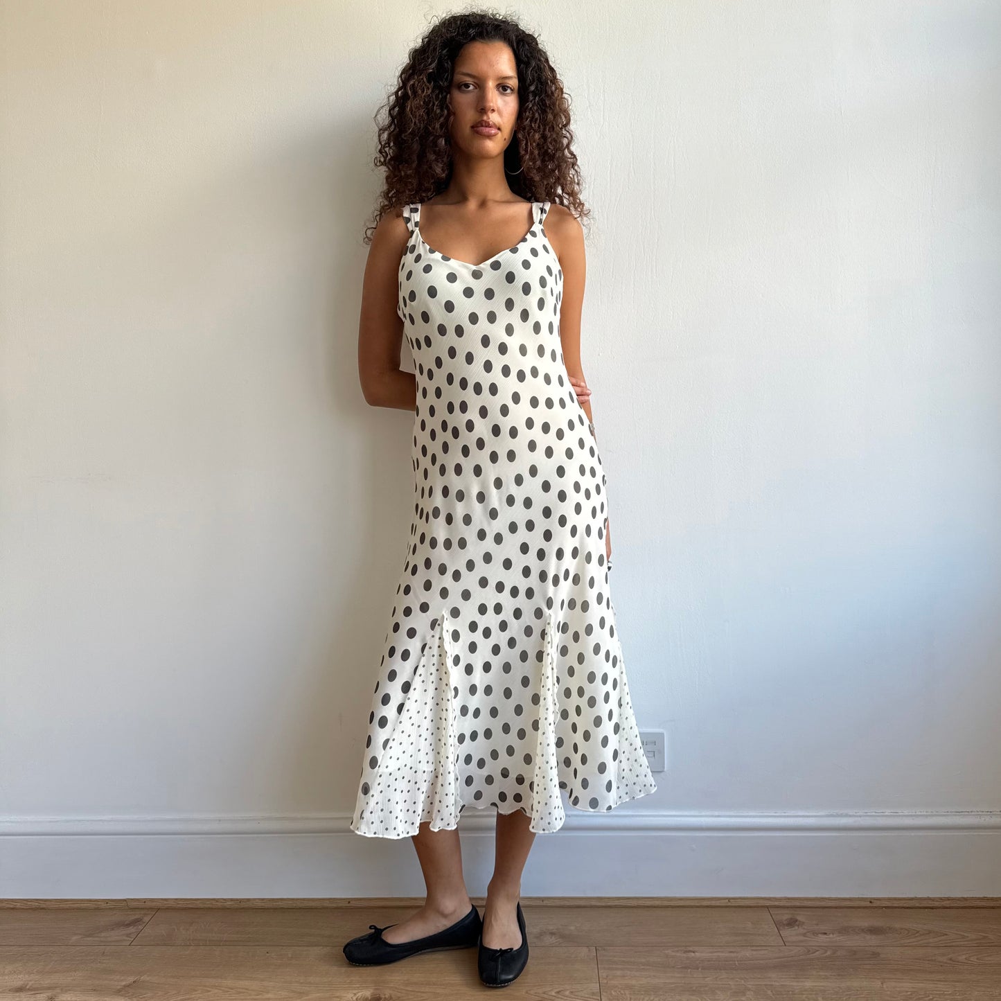 Polka dot maxi dress - Size M/L