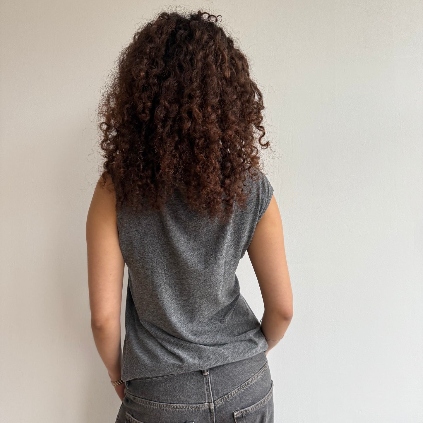 Grey asymmetric top - Size M