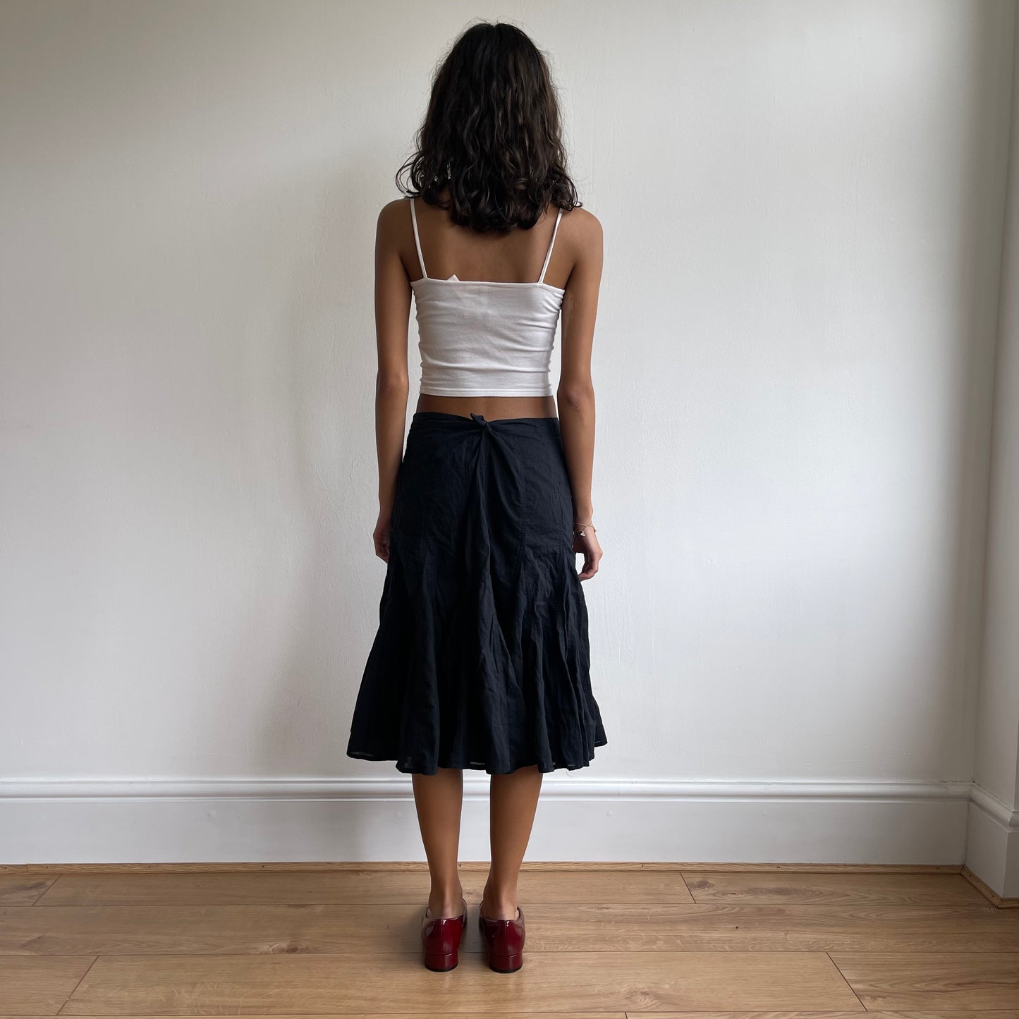 Black rara midi skirt - Size S