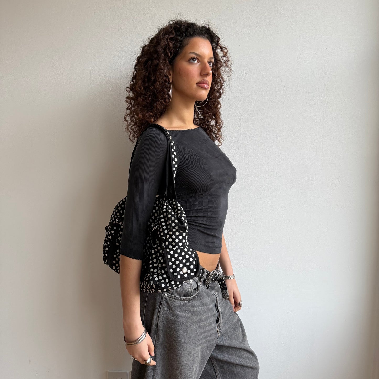 Polka dot buckle back - OS