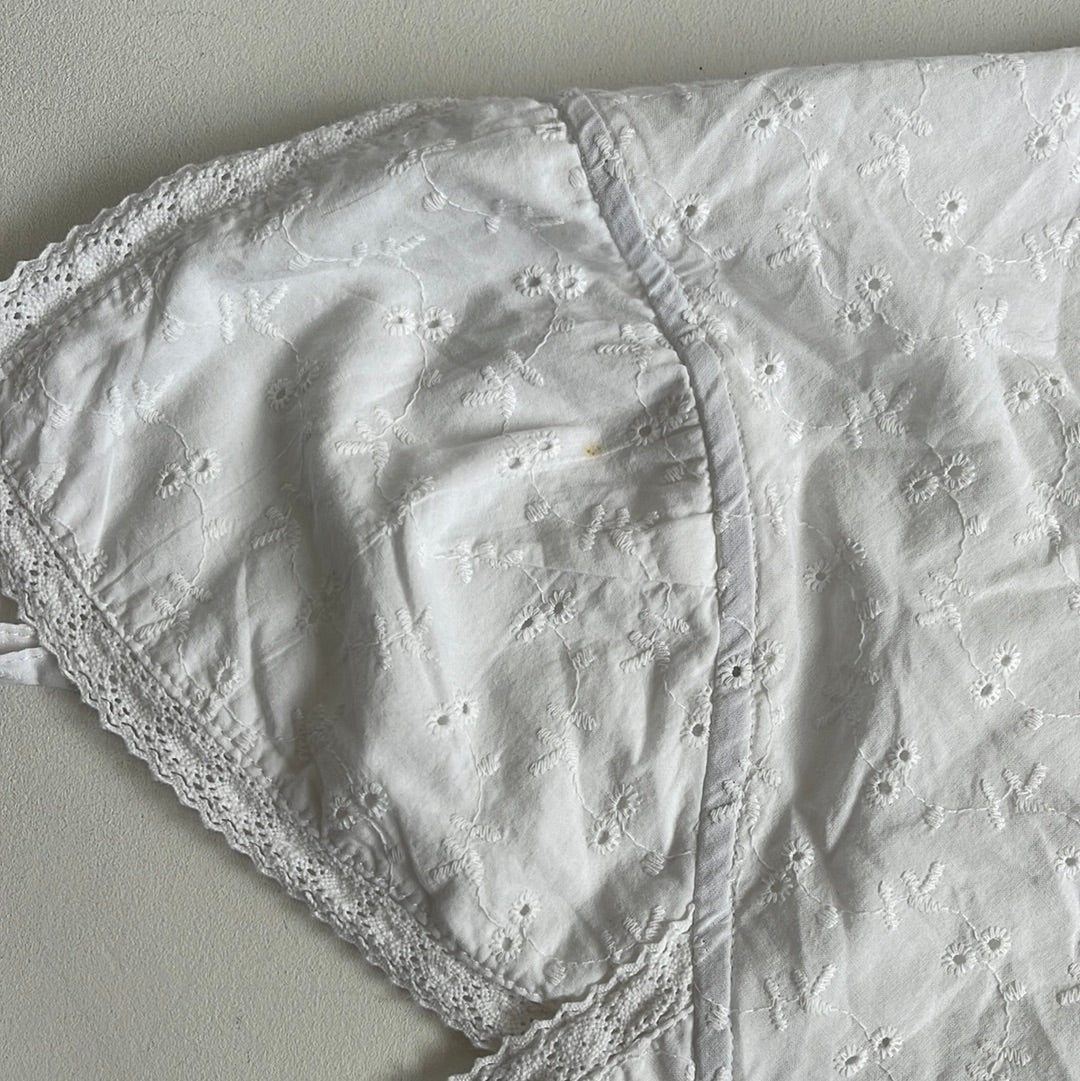 White broderie cami dress - Size S/M